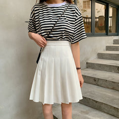 Summer Knee-length Korean Skirts