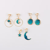 Star & Moon Earrings