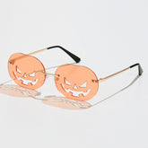 Rimless Pumpkin Sunglasses