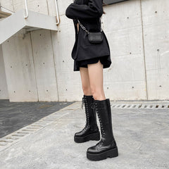 Chunky Platform High Boots