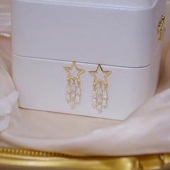 Crystal Star Earrings