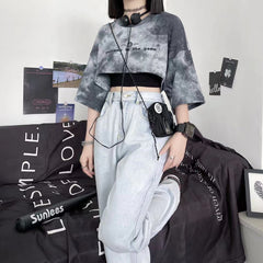Y2K Harajuku Outfit Set - Top & Shirt