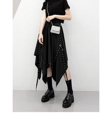 Irregular Gothic Weave Skirt