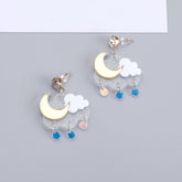 Cloud Raindrop Earrings