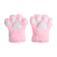Soft Kitten Paw Warm Gloves