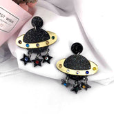 Shiny Planet Earrings