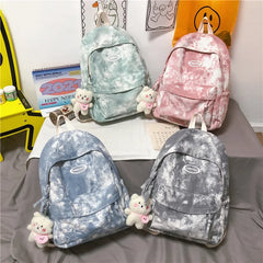 Pastel Dyed School Backpack