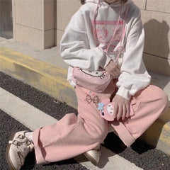 Cartoon Corduroy Pants