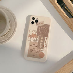 Chocolate Bear iPhone Case