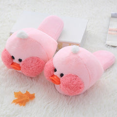 Kawaii Plush Ducks Slippers