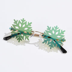 Snowflake Rimless Glasses