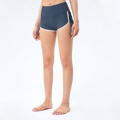 Drawstring High Waist Women's Yoga & Fitness Hot Pants