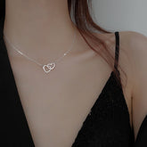 Cute Double Heart Necklace