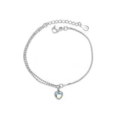 Moonstone Heart Bracelet