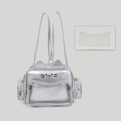 Y2K Preppy Style Cat Backpack