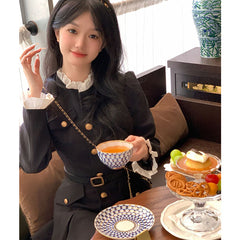Vintage Polo Collar Dress