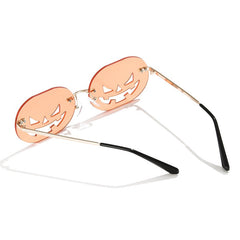 Rimless Pumpkin Sunglasses