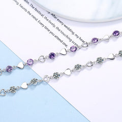 Silver Heart Bracelet