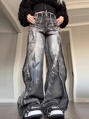 Y2K Graffiti Baggy Jeans