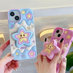 Kawaii 3D Star iPhone Case