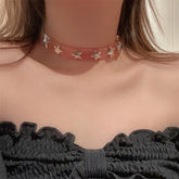 Y2K Star Rivet Choker
