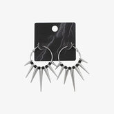 Harajuku Punk Silver Earrings