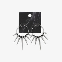 Harajuku Punk Silver Earrings