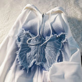 Grunge Butterfly Y2k Hoodie
