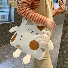 Cute Cartoon Cat Shoulder Bag