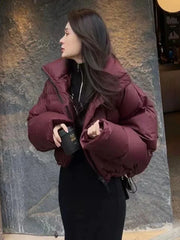 Korean Casual Warm Puffer Jacket
