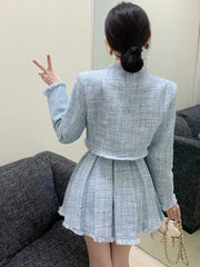 Korean Elegant 2 Piece Set - Jacket & Skirt