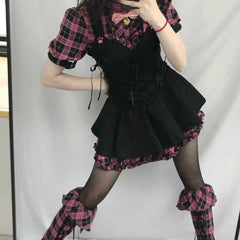 Plaid Harajuku Dress