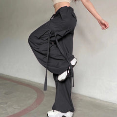 Oversized Cargo Sports Pants