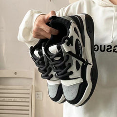 Aesthetic Korean Platform Sneakers