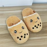Kawaii Bubble Tea Slippers