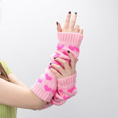 Kawaii Heart Arm Warmers