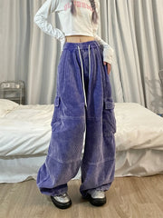 Retro Wide Corduroy Pants