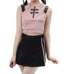 Pastel Gothic Japanese Outfit Set - Shorts, Pants & Tops