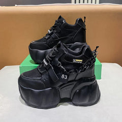 Korean Chunky High Platform Sneakers