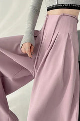 Korean High Waist Wide Pants