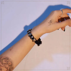 Vintage Star Leather Bracelet