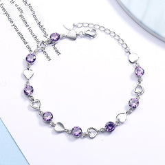 Silver Heart Bracelet