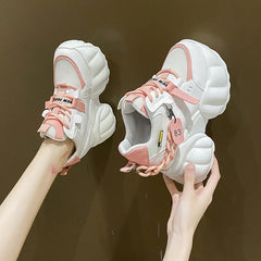 Korean Chunky High Platform Sneakers