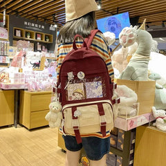 Kawaii Waterproof Laptop Backpack