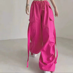 Oversized Cargo Sports Pants