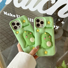 Kawaii Dinosaur iPhone Case