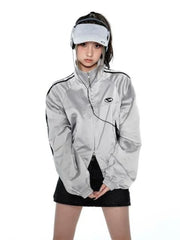 Y2K Loose Track Jacket