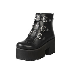 High Heel Punk Boots