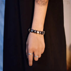 Vintage Star Leather Bracelet