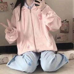 Anime Zip-Up Hoodie